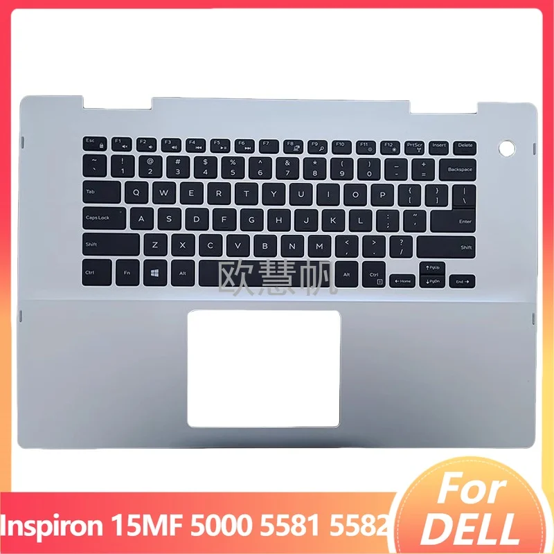 

T New for Dell Inspiron 15MF 5000 5581 5582 Laptop Palmrest Upper Case Cover with US Keyboard Without Backlight 0F046K