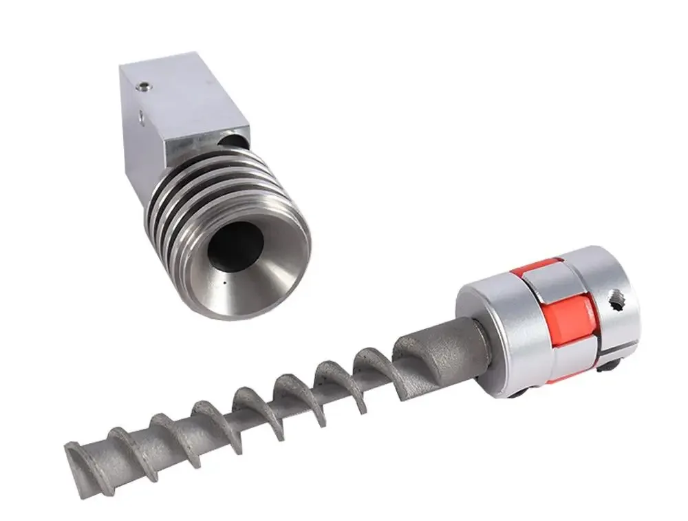 مجموعة أدوات بثق الحبيبات للطابعة ثلاثية الأبعاد DIY مع برغي من الرصاص وتقطيع بلاستيكي لصنع الخيوط المعاد تدويره #6