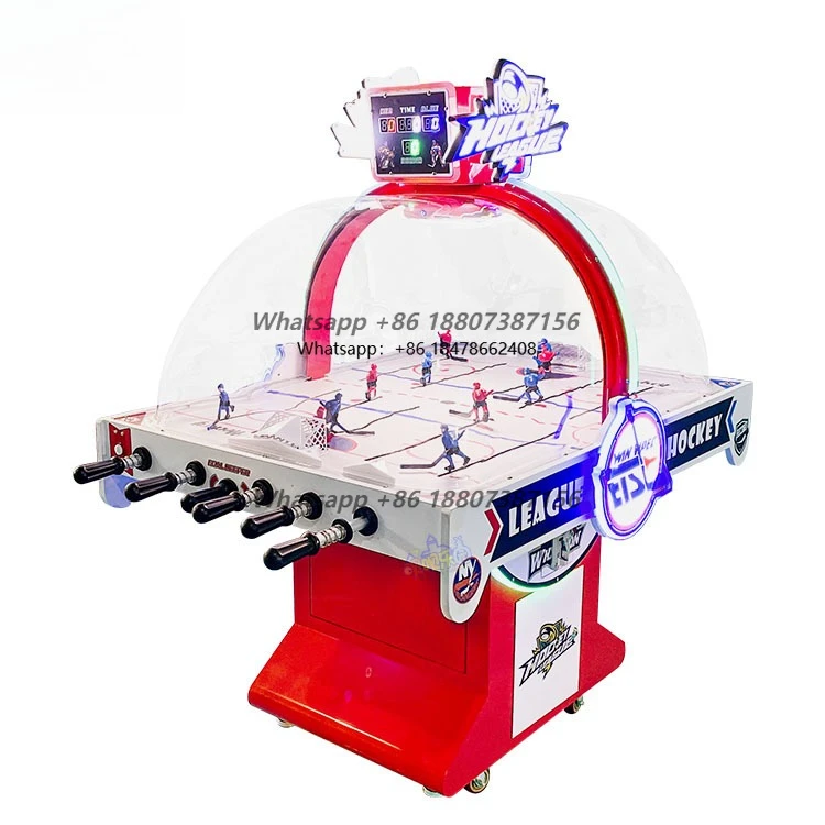 Amusement Machine Popular Design Coin Operated Ice Ball Arcade Game Machine 2-Player  Ice Hockey Game Table Machine