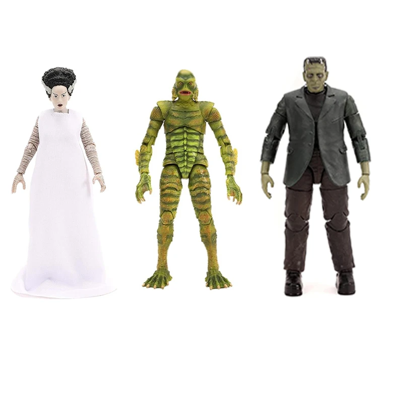 

Jada Toys Universal Monsters 6 "Невеста/Фиренenstein/Истота из Черной лагуны Фигурка Модель Кукла Гаражный комплект