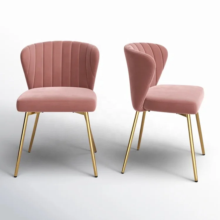 Fleece meals, hotel furniture, relaxing armchairs, sofas, golden legs, pink dining tables and chairs, modern luxury