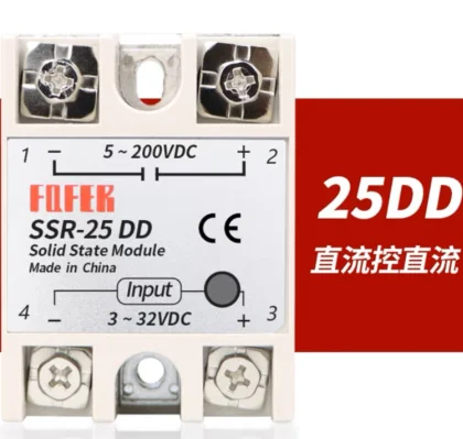 SSR -10DD/25DD/ 40DD DC control DC SSR white shell Single phase Solid state relay