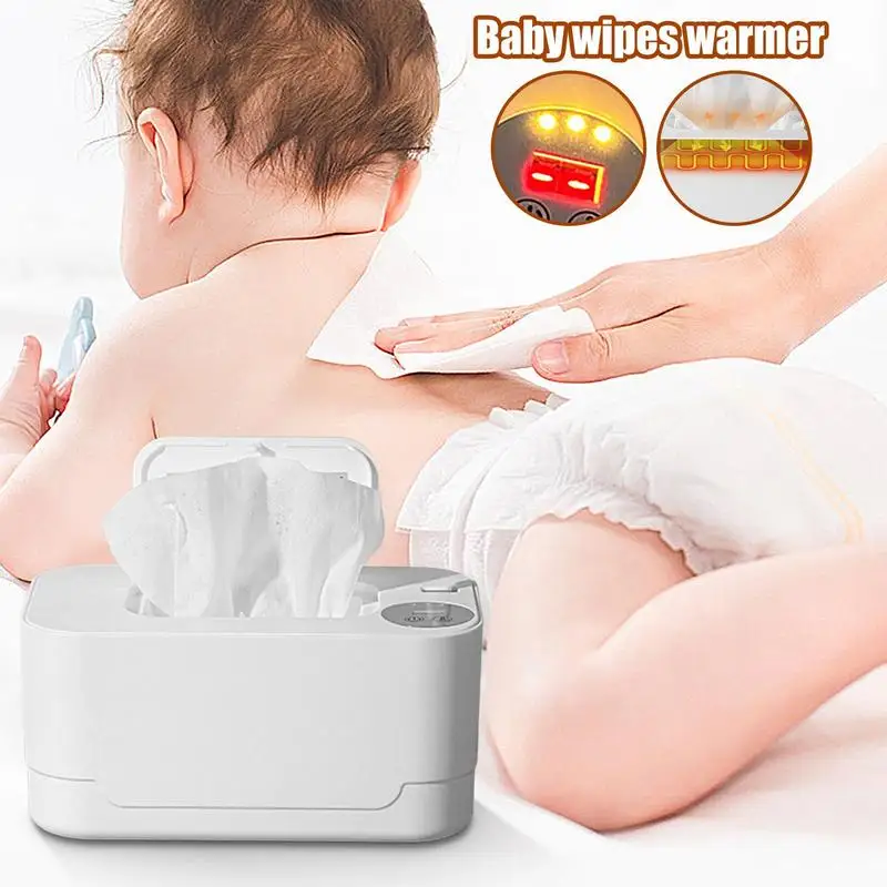 USB Portable Baby Wipes Heater Thermal Warm Wet Towel Dispenser Napkin Heating Box Cover Home Car Mini Tissue Paper Warmer