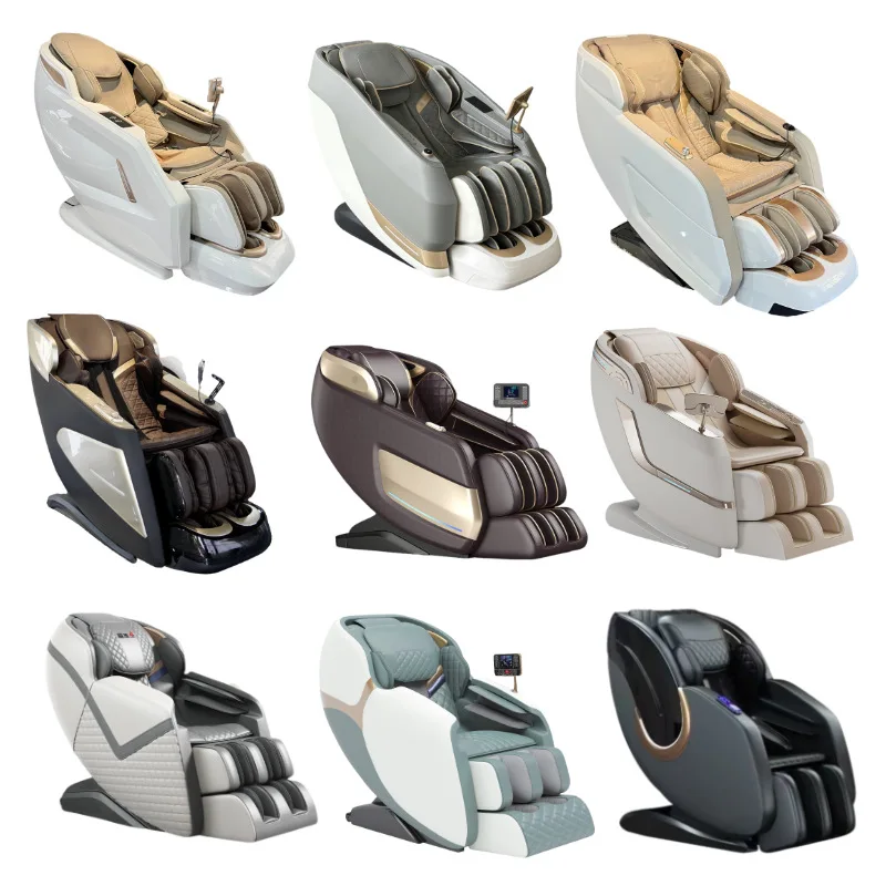 Cross-border Electric SL 4D Massage Chair Bluetooth Hot Compress Full-body Multifunctional Zero-gravity Space  Massage