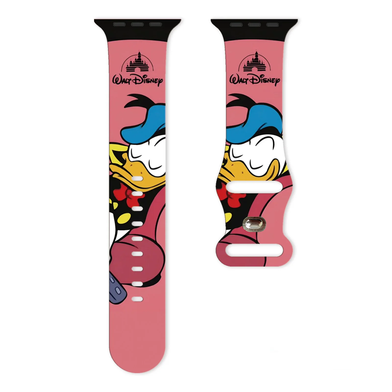 

Ремешок для часов с принтом серии Disney подходит для Apple Watch 11, 10, 9, 8, силиконовый ремешок, сменный циферблат iWatch 46 мм, 44 мм, 42 мм