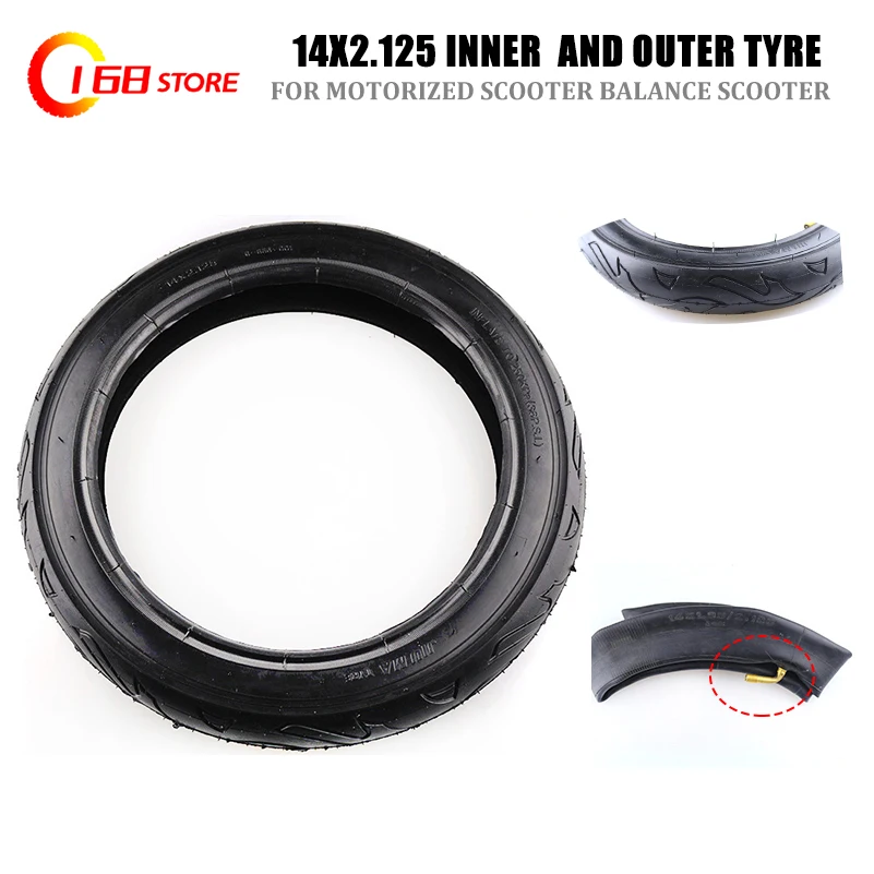 

Good Quality 14x2.125 Tyre Inner Tube 14*2.125 Tire for E-bike Antiskid Electric Bicycle Lightning Shipment