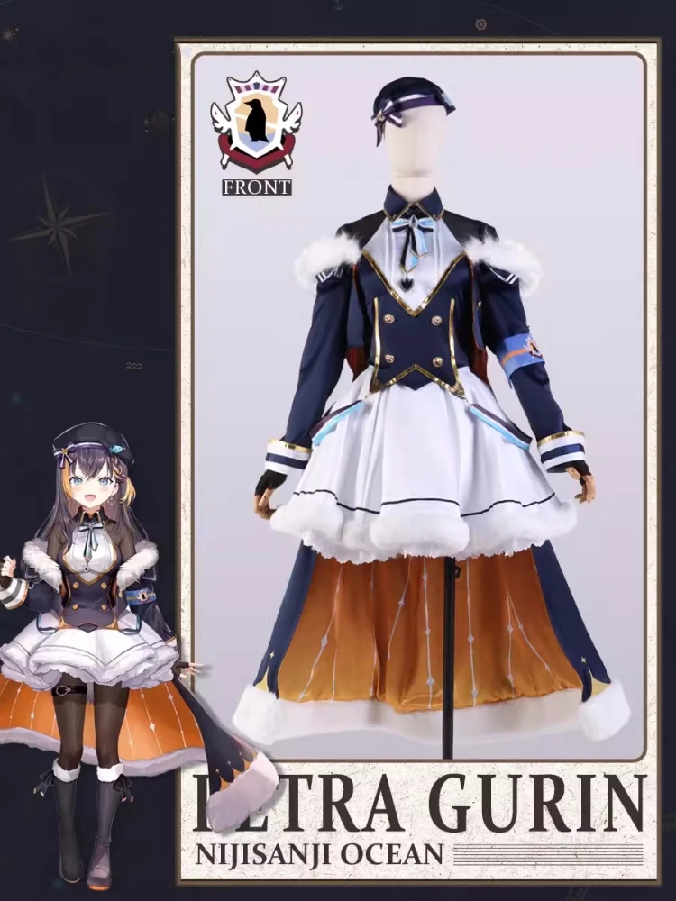 

Vtuber Nijisanji Petra Gurin Anime Women Fashion Costume Carnival Party Uniforms Role Play Clothing Halloween Suit Pre-sale