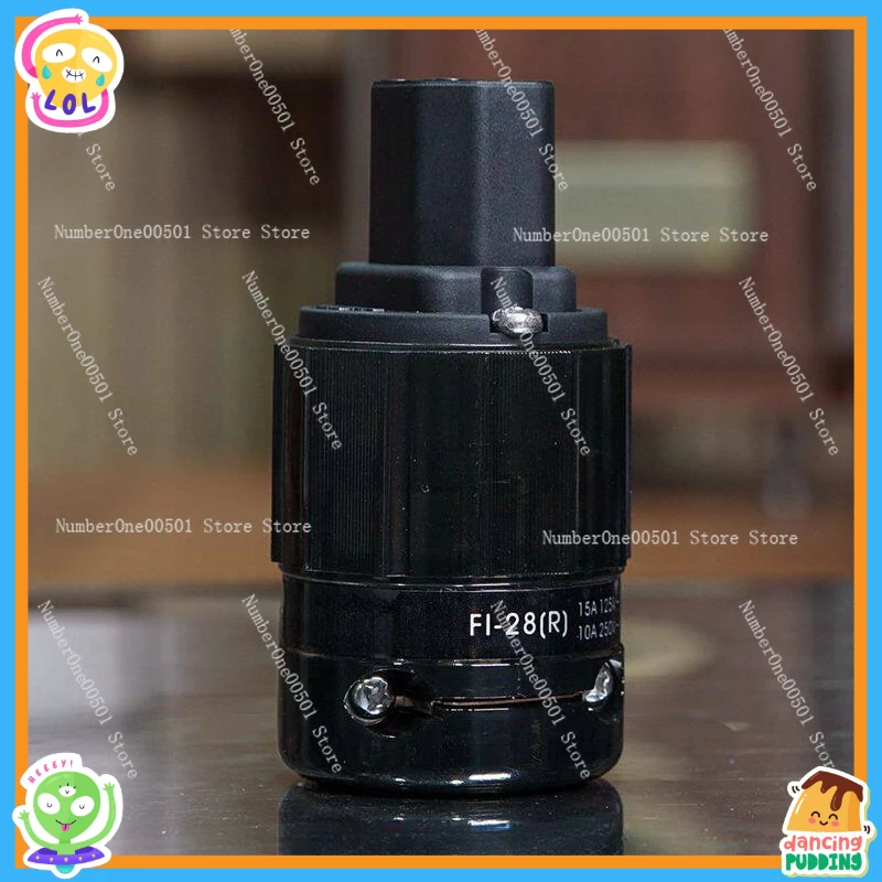 

FI-28M(R) AC Power Connector Male Female Audio Grade DIY HiFi Cable Plug