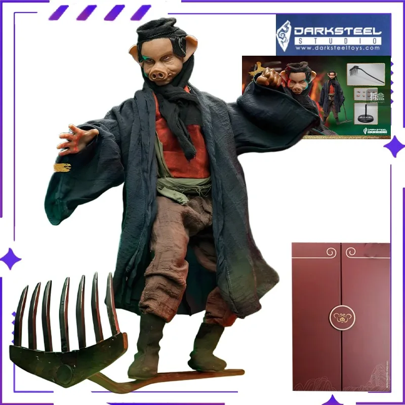 

DARKSTEEL TOYS Original Story Journey To The West: Zhu Bajie 1/6 12-дюймовая мобильная кукла, модель игрушки в подарок для мальчиков, коллекционные предметы