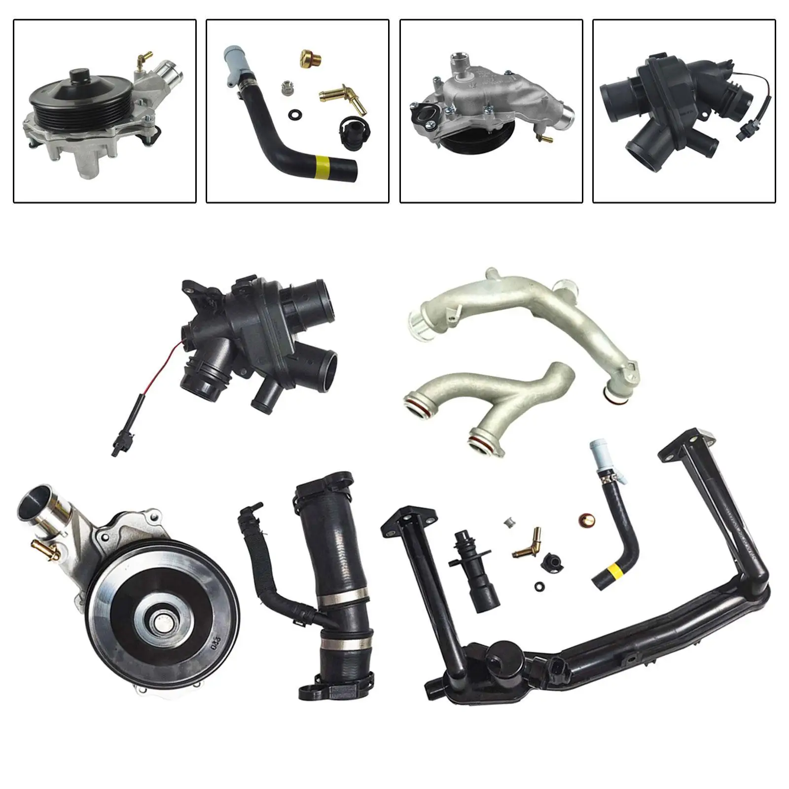 Cooling System Replace Upgrade Kit Sturdy for Jaguar Land Rover 3.0L V6