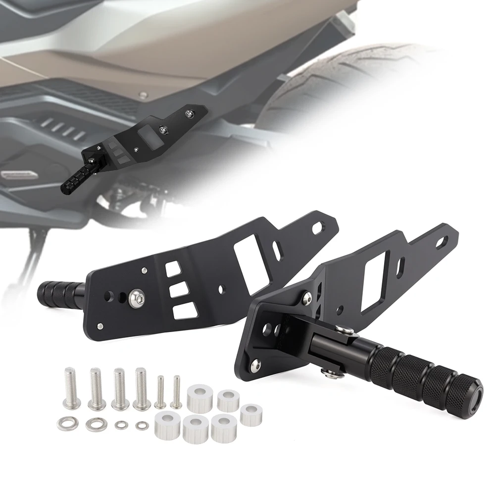 

Motorcycle Passenger Footpeg Relocation Passenger Peg Lowering Brackets Kit Forza 750 2021 2022 2023 2024 2025 2026 For Honda