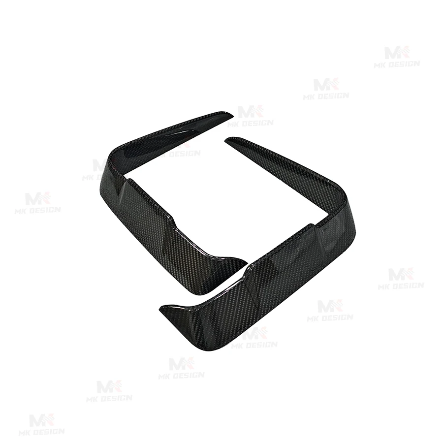 Carbon Fiber Front Bumper Upper Splitters Fog Light Cover for BMW 4 Series G22 G23 2020+ Side Splitters Upper Trims Car Styling