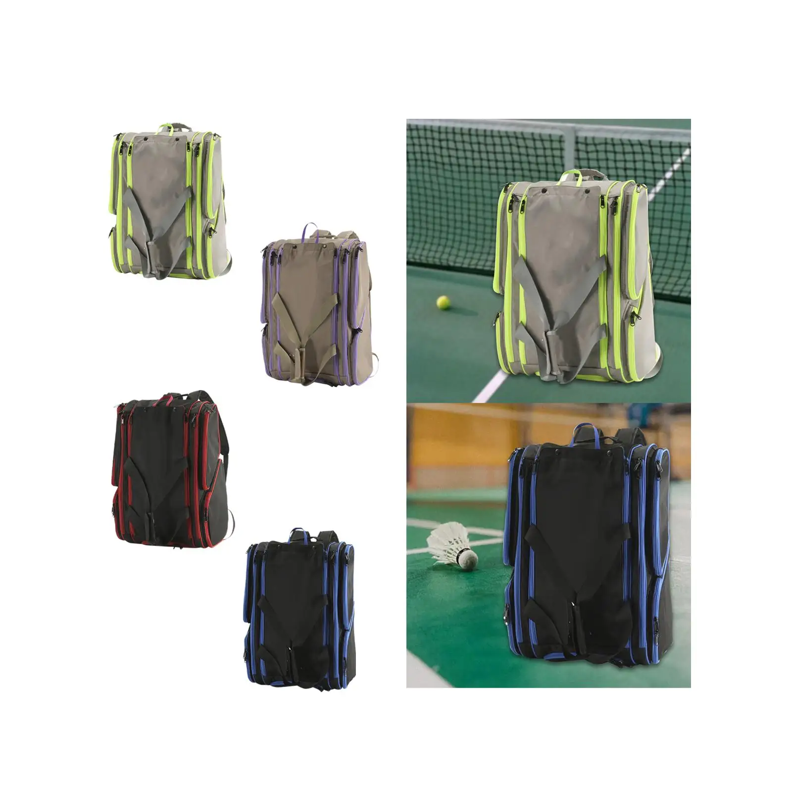 Bolsa de Pickleball Mochila deportiva Mochila Tote Daypack Bolsa de lona Bolsa de almacenamiento de equipo