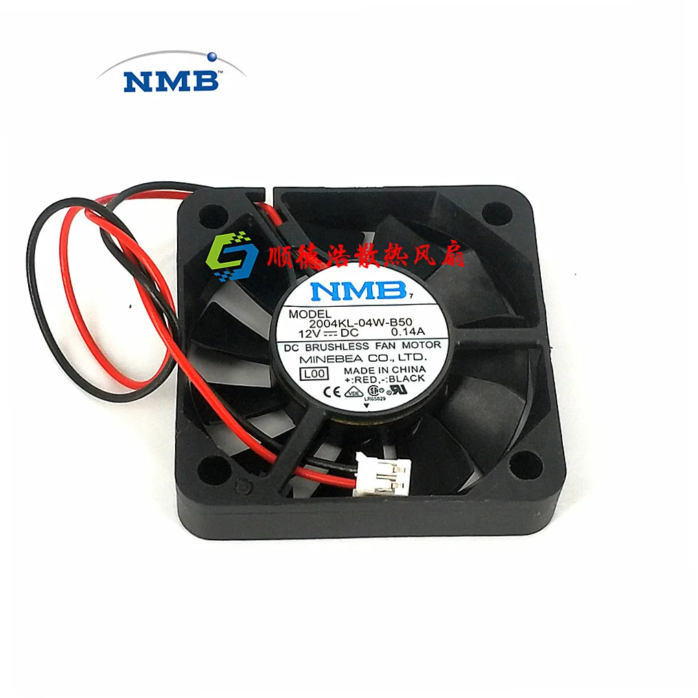 Nuova ventola di raffreddamento silenziosa ultrasottile NMB 2004KL-04W-B50 12V 0.14A 5CM 5010