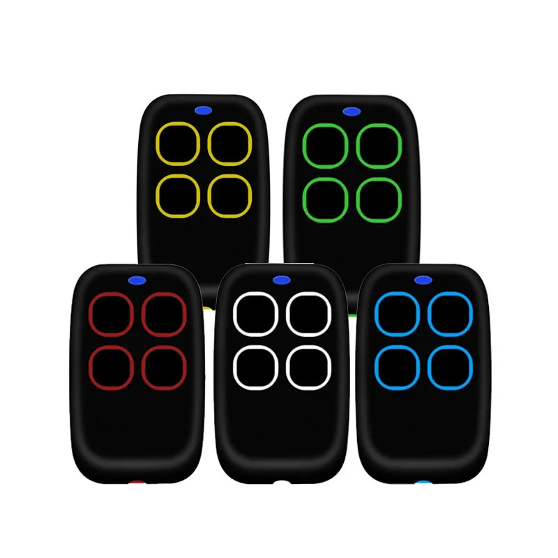 Universal Remote Control For Gate Multi-Frequency 433MHz Waterproof Rolling Code Duplicator Garage Key Fob Transmitter 4 Buttons