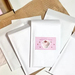 50Pcs/Lot Bubble Envelope bag White Bubble Kraft Paper Self Seal Mailing Bags Padded Envelopes For Postcard Mailer