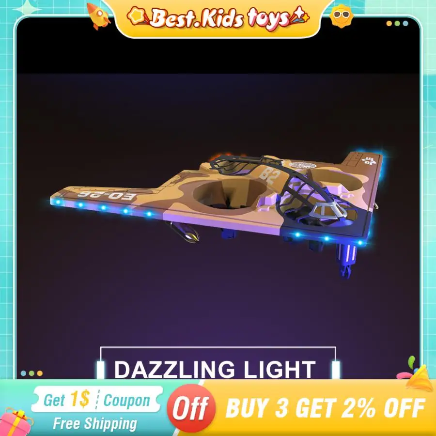 

2,4G самолет с дистанционным управлением, 6-канальный светодиодный светильник, вращение на 360 градусов, детские игрушки, истребитель с неподвижным крылом, пенопластовый беспилотный летательный аппарат, безголовый режим