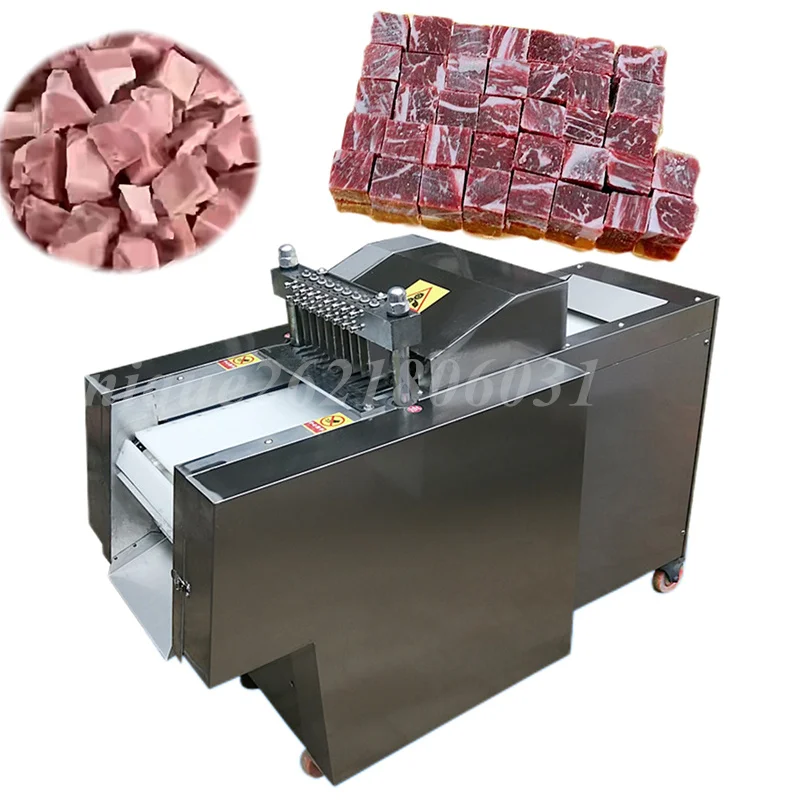 Fully Automatic Chicken Duck and Fish Bone Meat Slicer Machine 220/110V Pork Knuckle Rib Cutting Machine Electric Meat Cutter