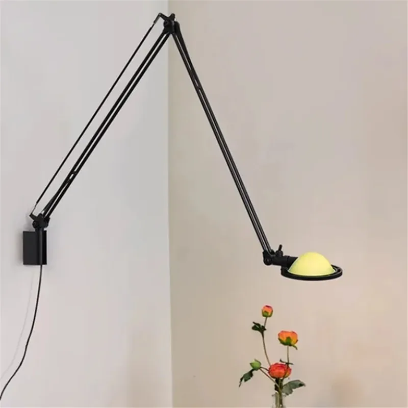 Berenice الجدار مصباح led للطي الذراع مصباح LED G4 الشمال القرون الوسطى مصمم اللون الحائط استوديو السرير كتاب القراءة مصباح #4