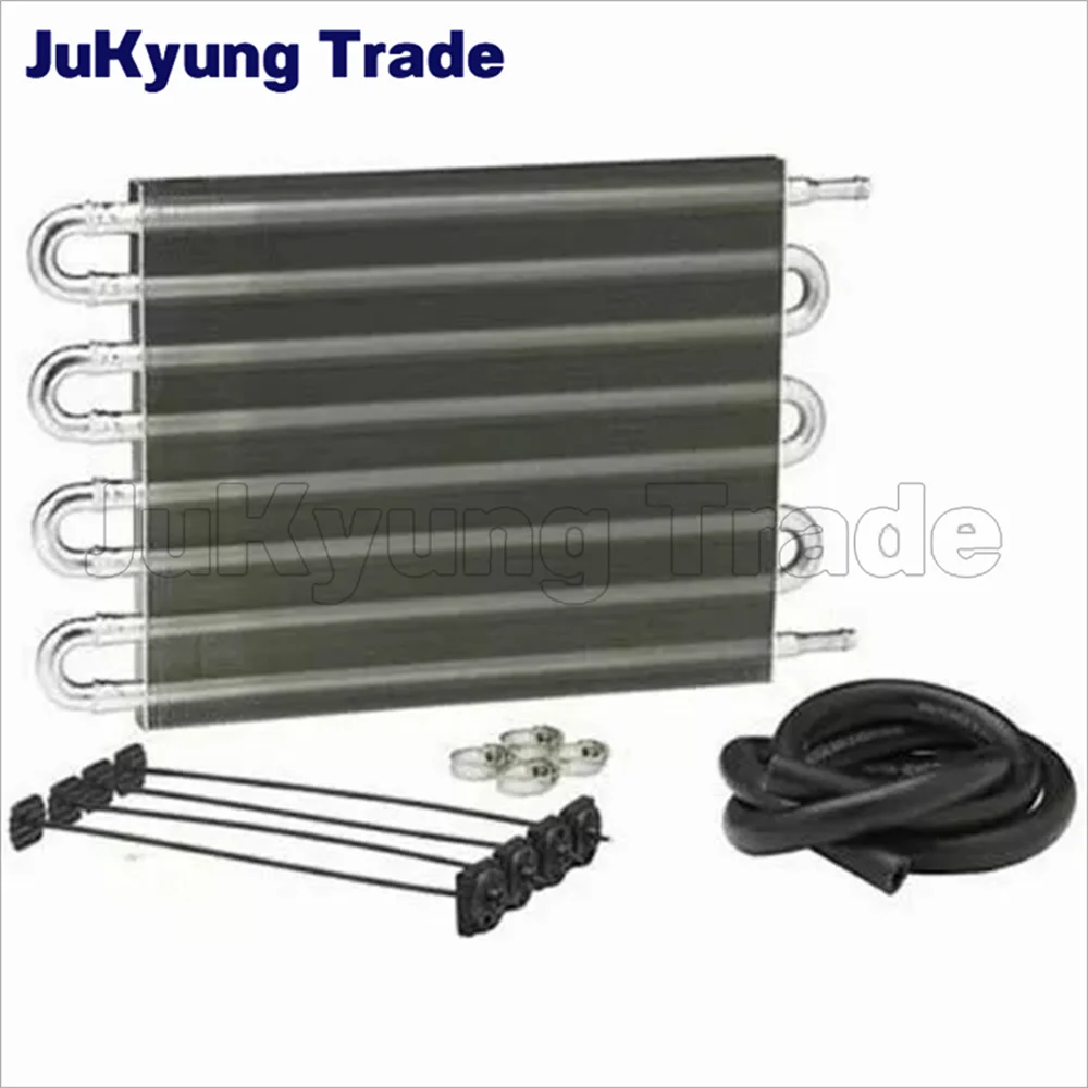 10 صف 8 صف 6 صف 4 صف 2 صف الألومنيوم ناقل الحركة عن بعد مبرد الزيت/مجموعة محول المبرد اليدوي التلقائي #6