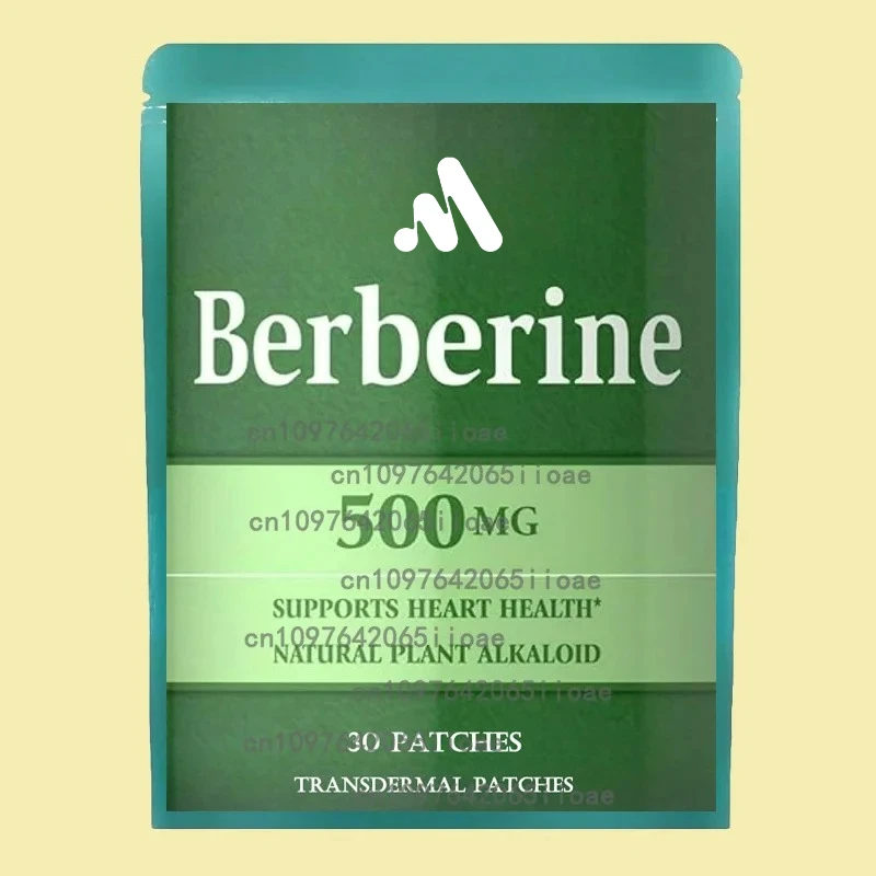 

30 пластырей Берберина, транспьютерные пластыри, здоровая иммунная система, здоровье сердца