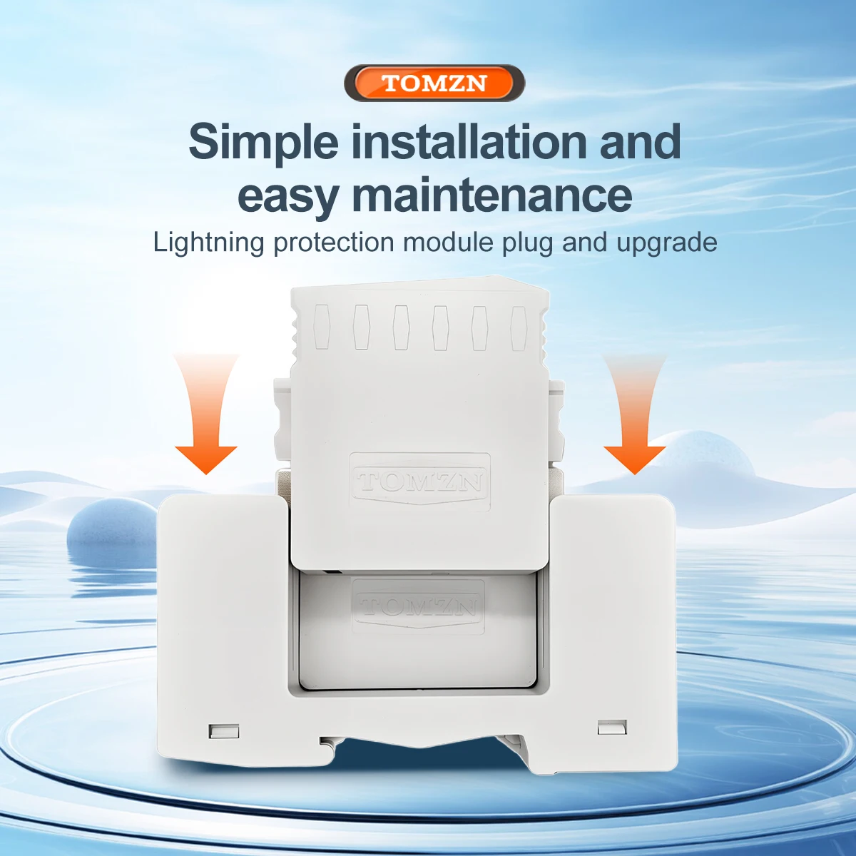 TOMZN AC SPD 3P+N 20-40kA 275/385/420VAC House Surge Protector protection Protective Low-voltage Arrester Device Lightning OB0 - Image 6