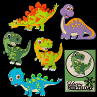 New cutting dies 2024 New arrivals dinosaur frame Dies Metal Cut Dies for DiY scrapbooking perforadora para papel Handicrafts