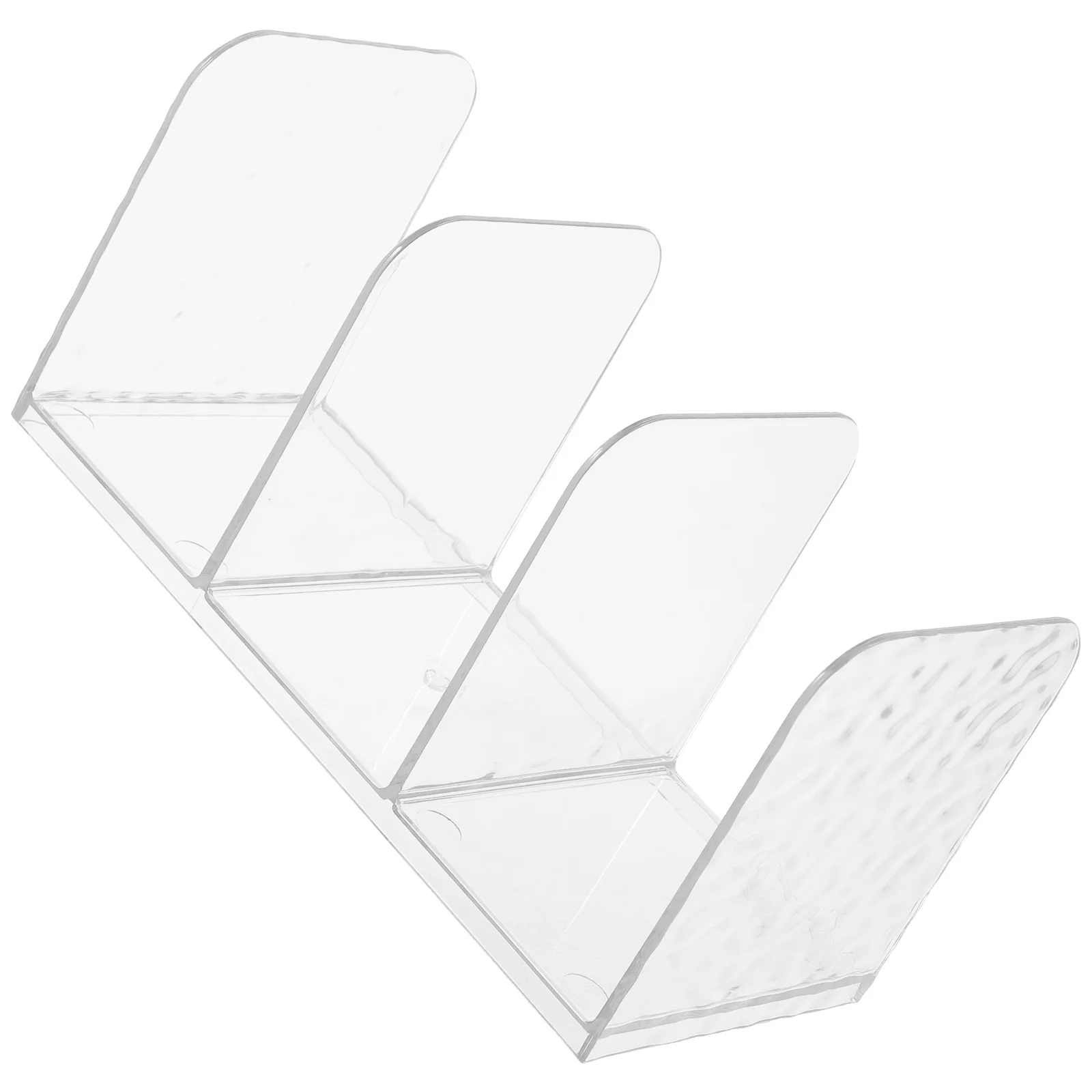 

Bookend Stand Acrylic Desk Organizer For Files Papers Notebooks Document Holder Storage Rack Office School Use