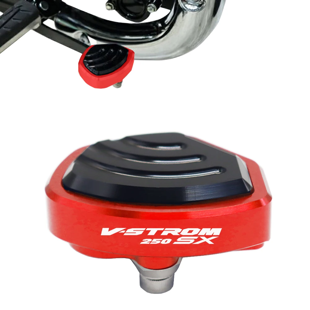 Для V-Strom 650 DL 250 650 1000 1050 800 XT DE SX Vstrom 800DE мотоциклетная крышка педали тормоза, удаление расширенного