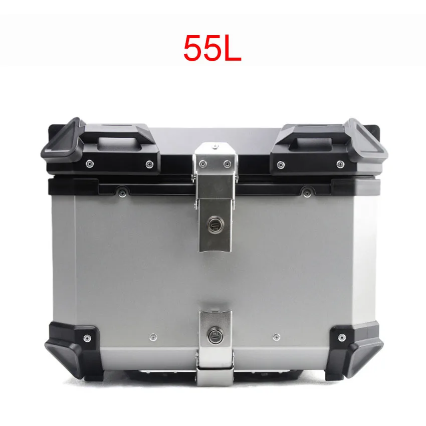 

Universal Motorcycle Rear Top Box Luggage Case 45L 55L Aluminum Alloy Storage Trunk For Motorcycle Travel