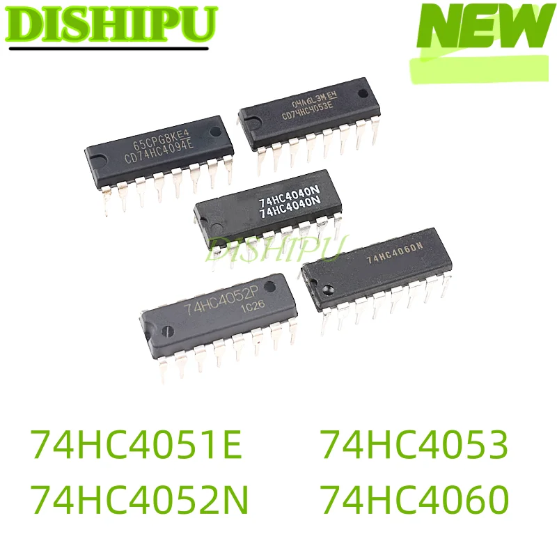 5 Stück cd74hc4051e 74 hc4052n 74 hc4053 74 hc4060 Inline-Chip-Dip-16