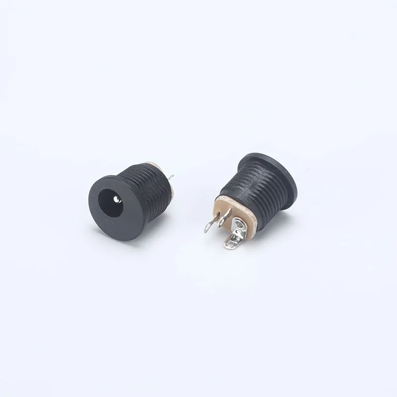 30PCS Barrel Jack 5.5x2.1mm Female DC Power Jack 2.1 X 5.5mm Connector 6V 9V 12V DC Jack Panel Mount for Guitar Effect Pedal