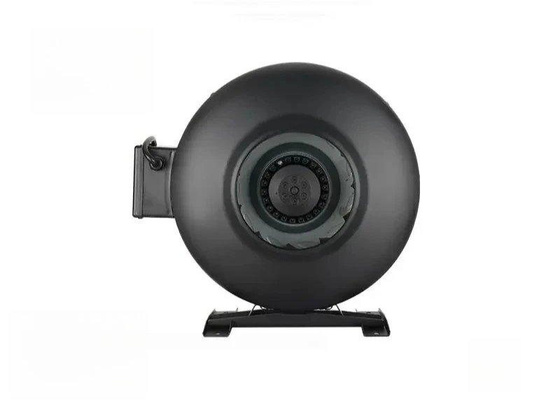 Round pipe coaxial small centrifugal fan silent powerful booster turbine/external rotor exhaust fan