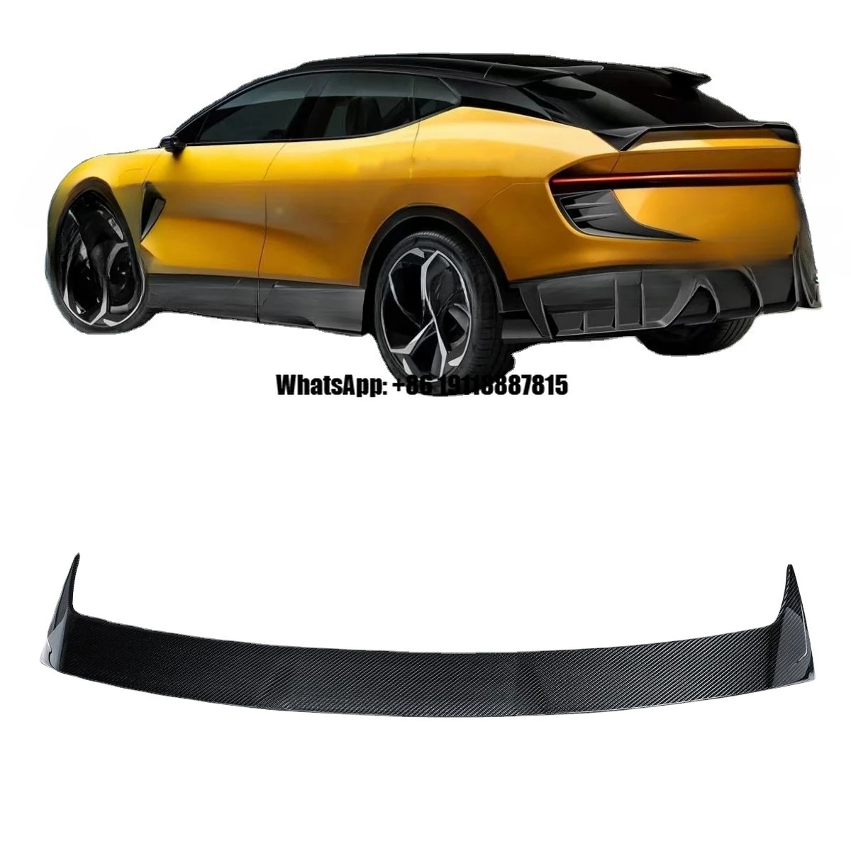 

High Quality Automotive Dry Carbon Fiber wings Suitable for Lotus Eletre Carbon Fiber Spoilers