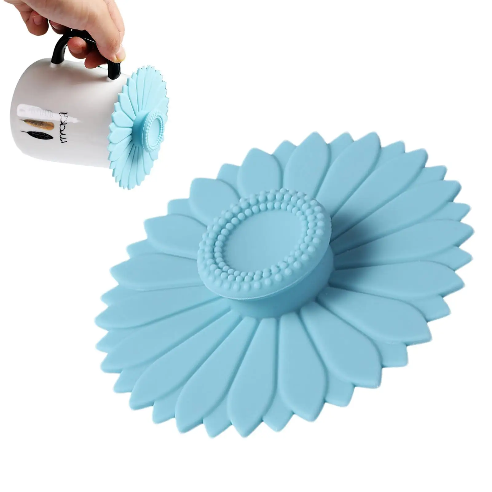 Reusable Drink Covers Dustproof Wine Glass Covers Hot Cup Lids Creative Steeping for Reusable Dustproof Mugs Tea Pots Coffee