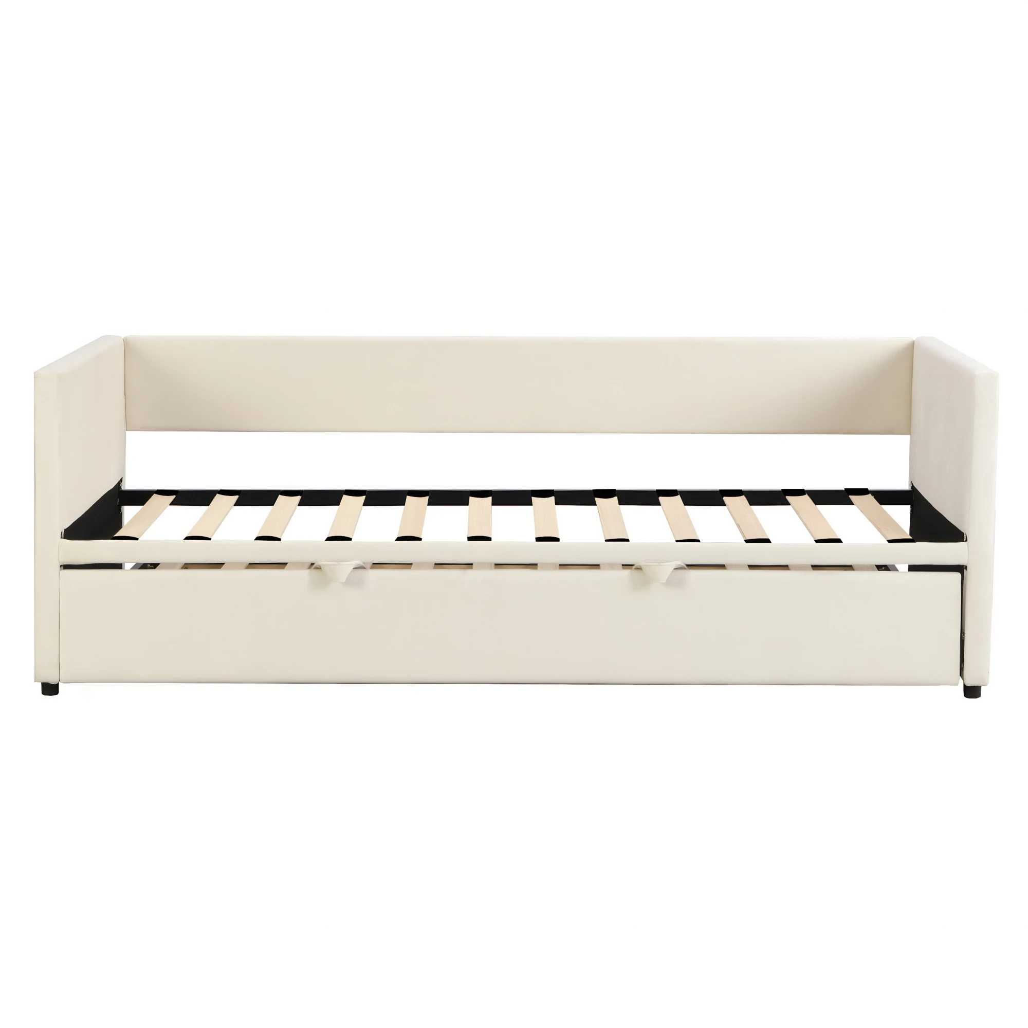 Canapé-lit extensible Comanlai en velours, convertible simple en double, pour chambre d'amis et chambre à coucher, gris, mécanisme coulissant, canapés pour salon