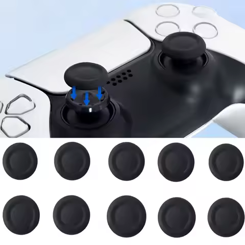 4/6/10PCS Joystick Replacement Caps for PS5/PS4 Controller Thumbstick Grip Cover Repair Parts for PlayStation 5 Game Accessories