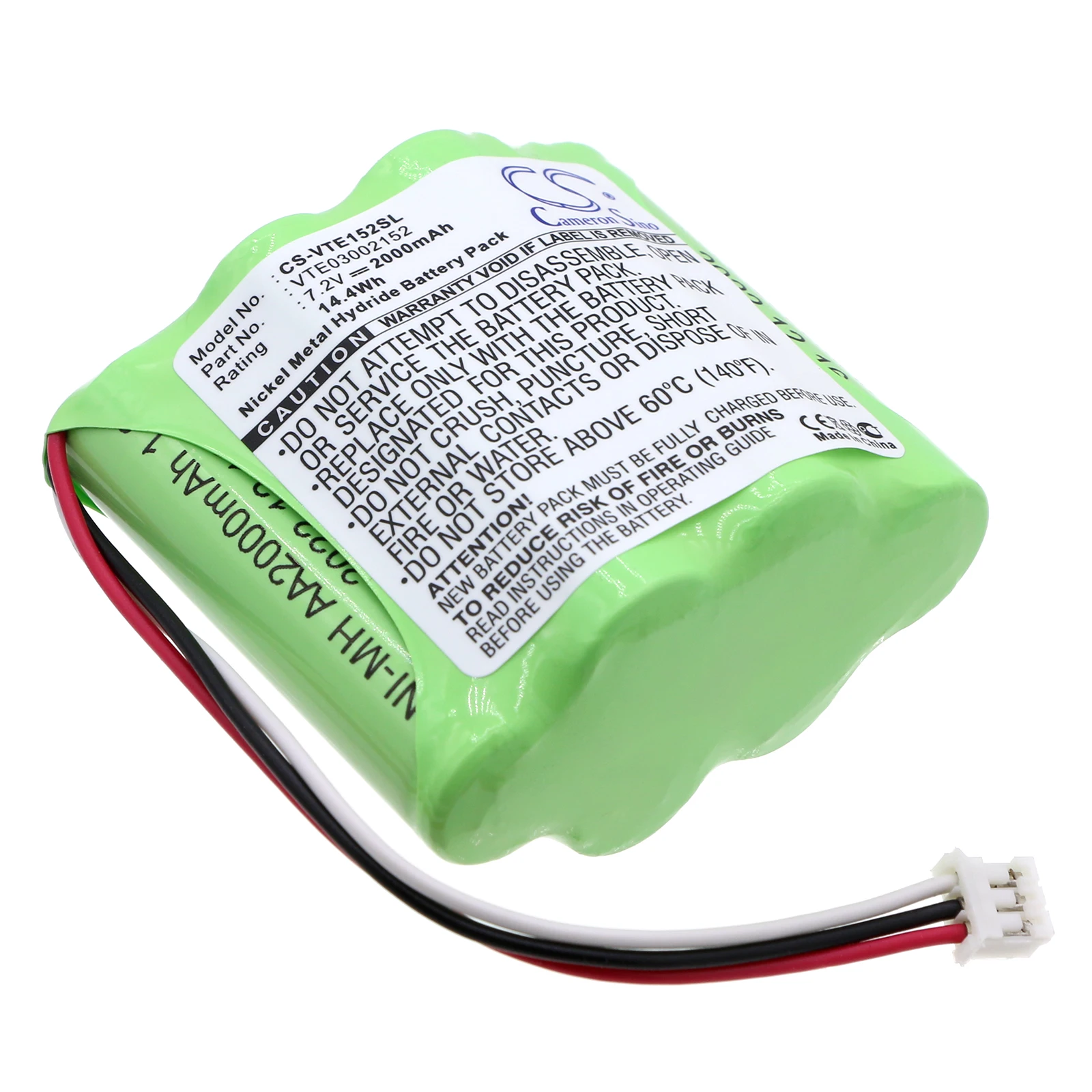 

Ni-MH Equipment, Survey, Test Battery for Vetronix, 7.2V, 2000mAh , Compatible Models: 03002152, Consult II
