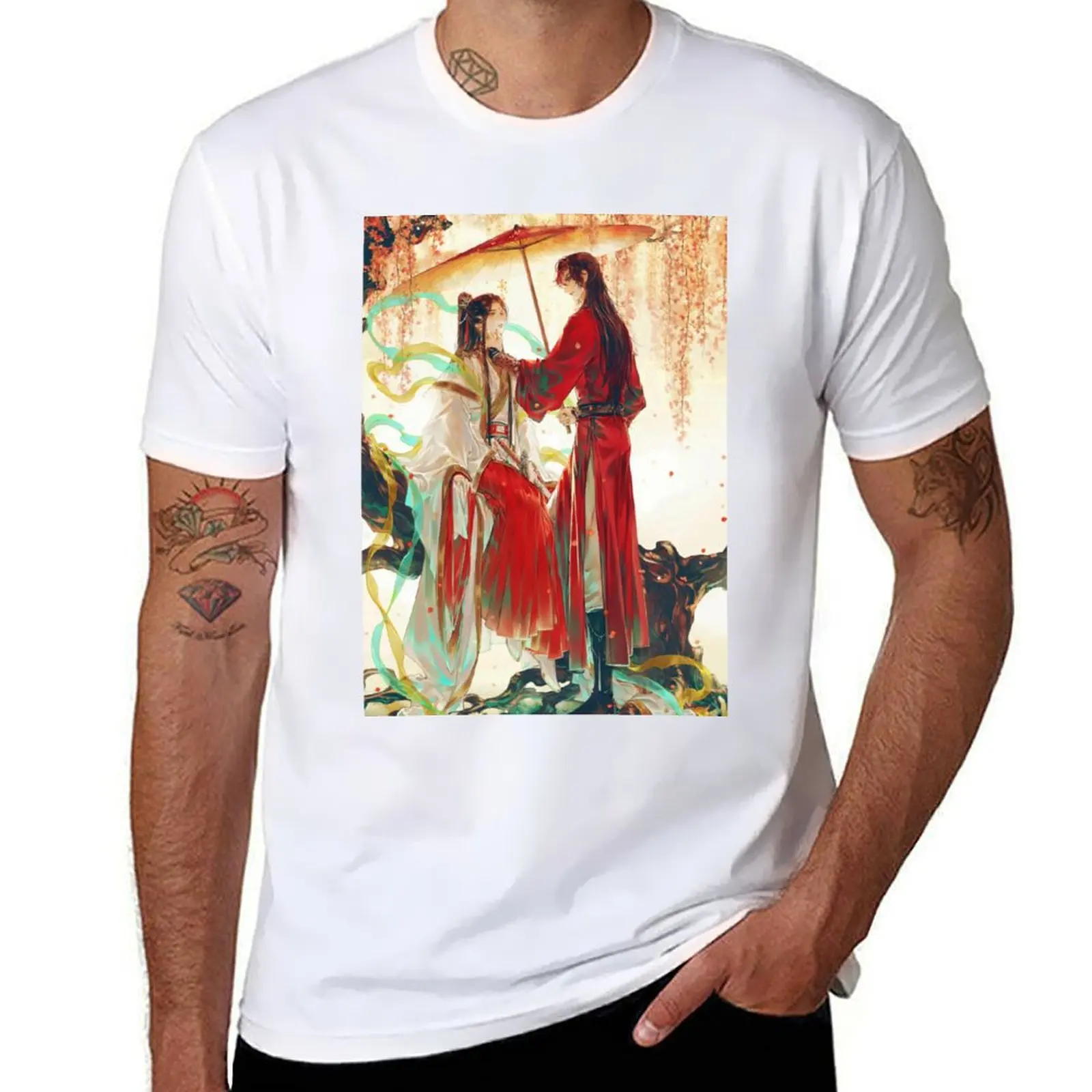 

TGCF Romantic Moment T-Shirt anime tshirt man t shirts high quality luxury brand t shirt man designer T-Shirt
