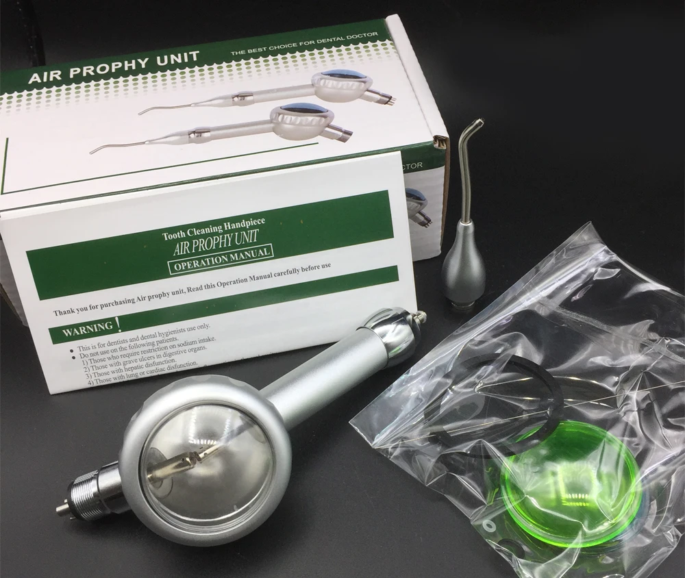 

Dental Air Water Polisher Tooth Cleaning Jet Air Flow Oral Hygiene Prophy Unit Polishing Tool Teeth Whitening Cleaning