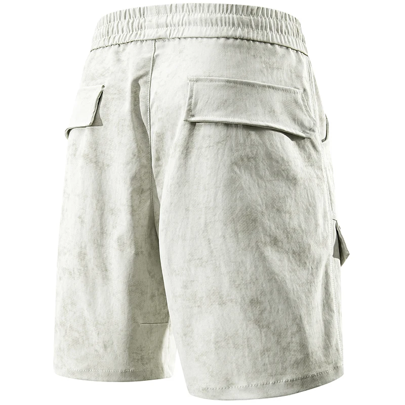 Men's Shorts in Sizes M-4XL 5XL, Summer New Men's Shorts Sport Solid Color Casual Pants Five-Point Fitness Sport Pant F06