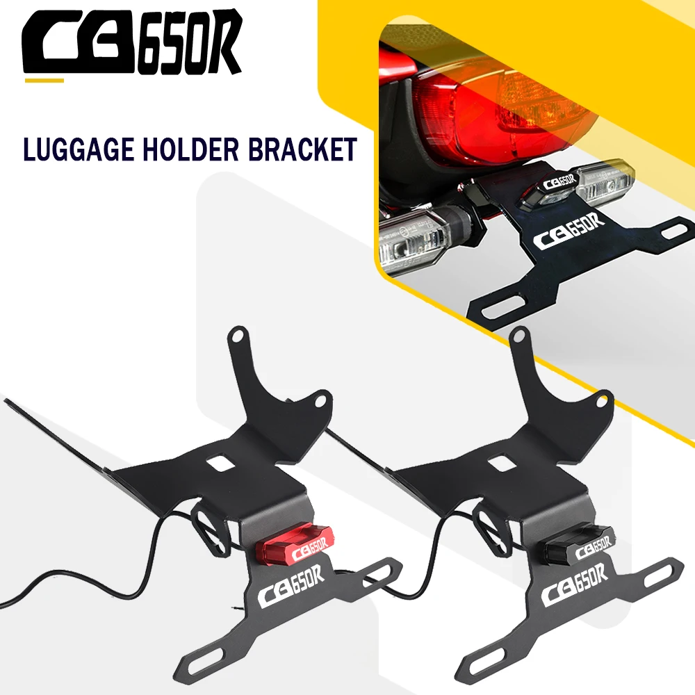 

NEW CB CBR 650R Motorcycle License Number Plate Holder Frame Turn Signal Light Bracket FOR HONDA CB650R CBR650R 2021 2022 2023