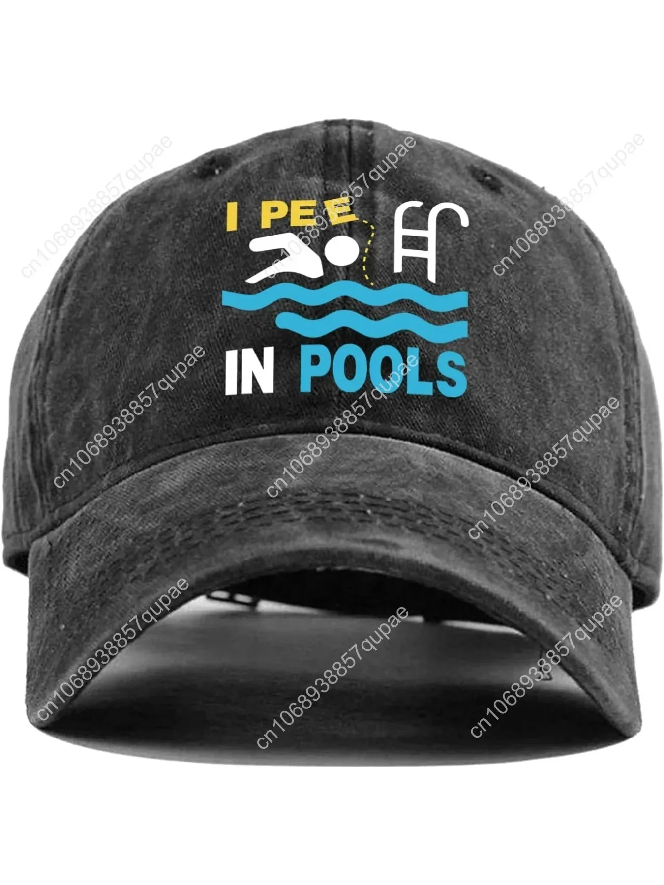 

I Peed in The Pool, Funny Baseball Caps, Funny Hats, Funny Beach Hats, Summer Outdoor Sports Sun Hats, Adjustable Cotton Basebal