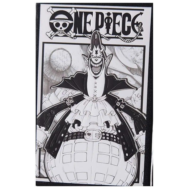 Tarjetas coleccionables de papel de colores raros de una pieza de Anime, Luffy Robin Sanji Nami Zoro Jinbe Law Hancock, juguetes para niños, regalo de cumpleaños