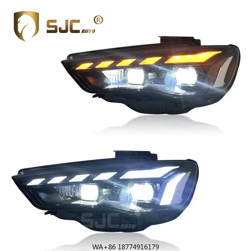 

Car Head Lamp for A3 Headlight Projector Lens 2013-2016 Signal LED Headlights Drl Upgrade RS Style Accessories