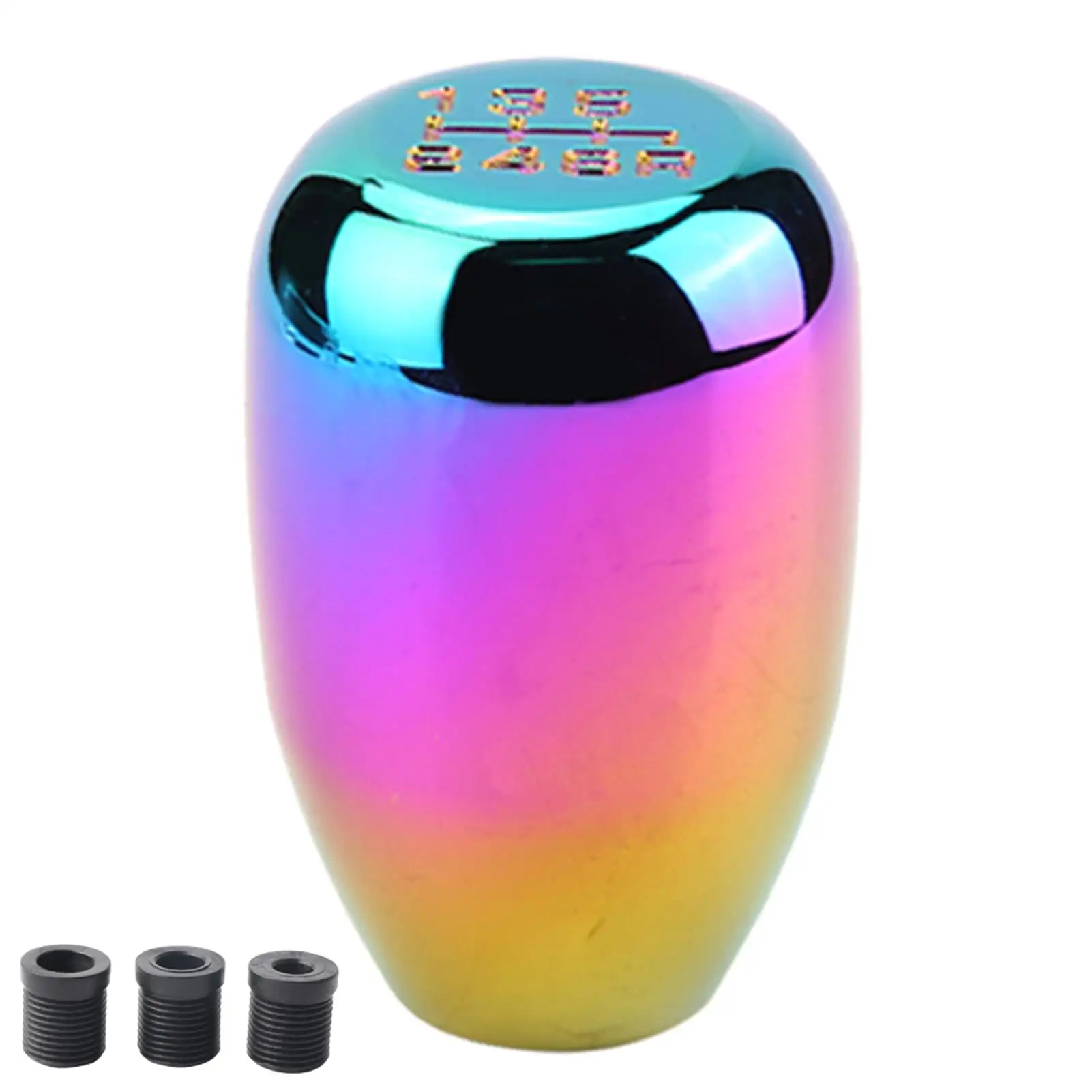 Universal 6-Speed Manual Gear Shift Knob - Customized Color Options for Car Modification