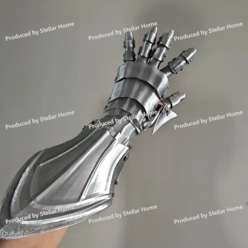 3d Printed Cosplay Props Mechanical Plate Armor Gloves Gauntlets 3d Printed Mechanical Arm Knight Gauntlets