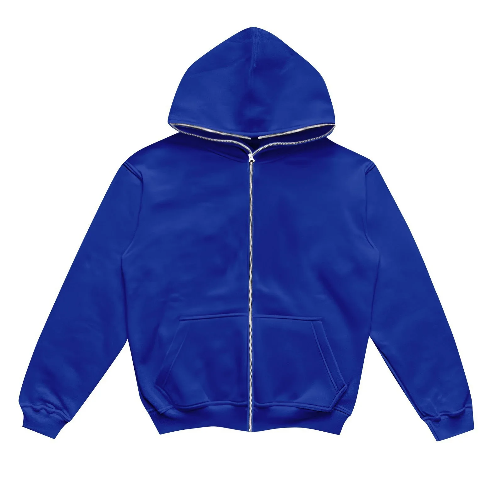 New Men and Women Light Version Zipper cardigan Hoodie with Velvet Loose Zipper Sweater Autumn/Winter New Product for Men