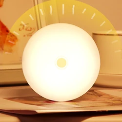 Rechargeable LED Touch Nightlight Magnetic Lamp For Bedroom Nightstand Remote Control Adsorption Wireless Night Light