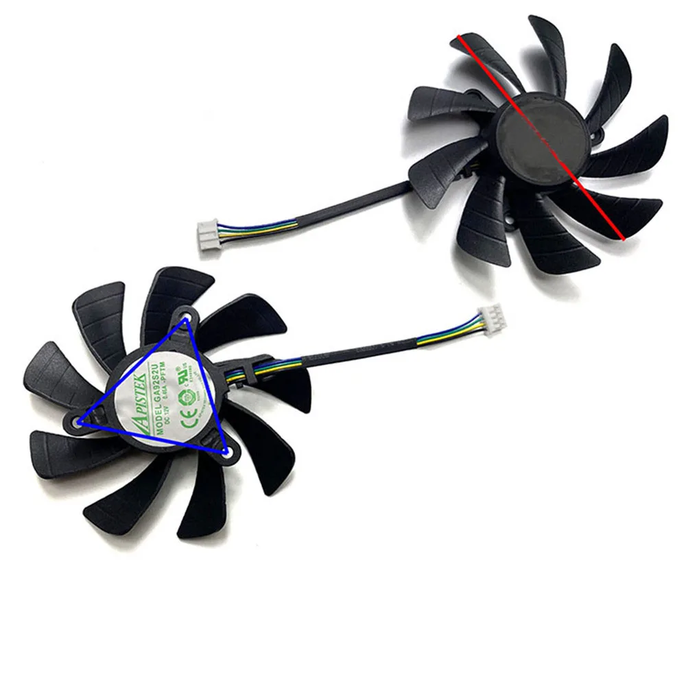 Ventilador de refrigeração para ZOTAC/Sotai GTX1060 960 950 Mini-ITX Acessórios de substituição de placa gráfica
